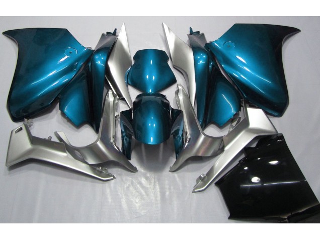 2010-2013 Bleu Clair & Argent VFR1200 Carénage Moto 2010-2013 Bleu Clair & Argent VFR1200 Carénage Moto