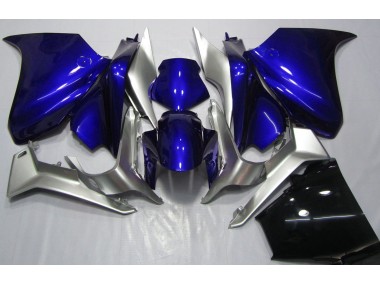 2010-2013 Bleu Profond & Argent VFR1200 Carénage Moto