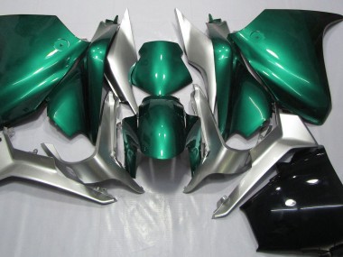 2010-2013 Vert Écume De Mer & Argent VFR1200 Carénage Moto