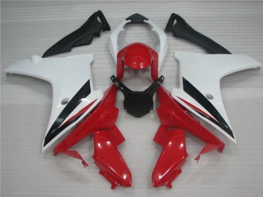 2011-2012 Blanc Rouge & Noir CBR600F Carénage Moto