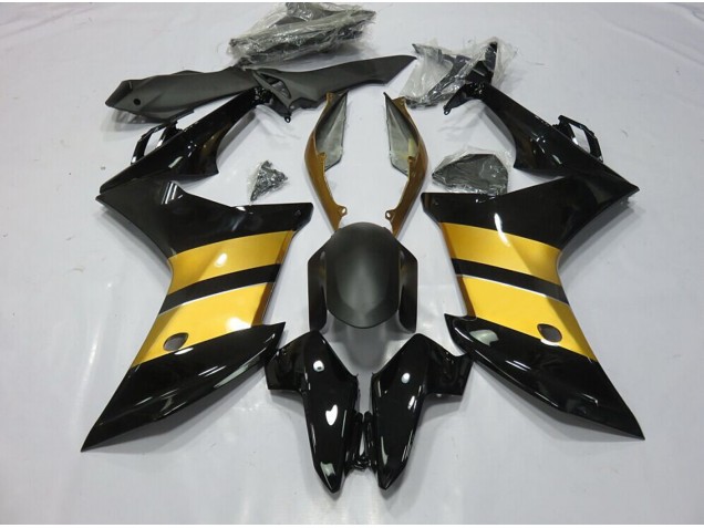 2011-2012 Conception Cbr Noir Or CBR600F Carénage Moto