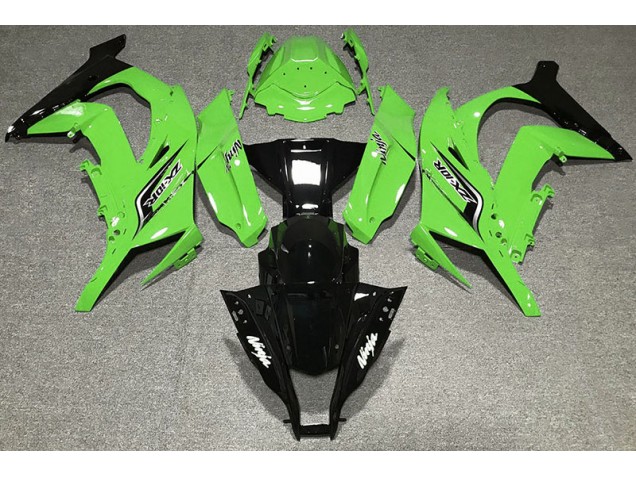 2011-2015 Vert Brillant & Logos ZX10R Carénage Moto 2011-2015 Vert Brillant & Logos ZX10R Carénage Moto