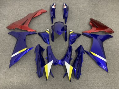 2011-2024 Bleu Avec Bas Rouges GSXR 600-750 Carénage Moto