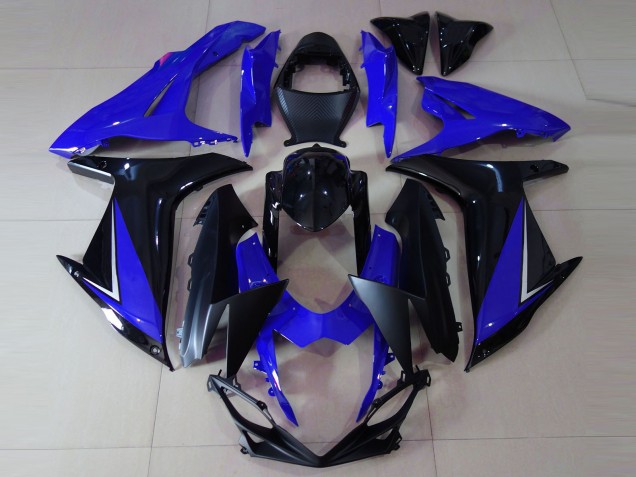 2011-2024 Bleu Brillant & Noir GSXR 600-750 Carénage Moto 2011-2024 Bleu Brillant & Noir GSXR 600-750 Carénage Moto
