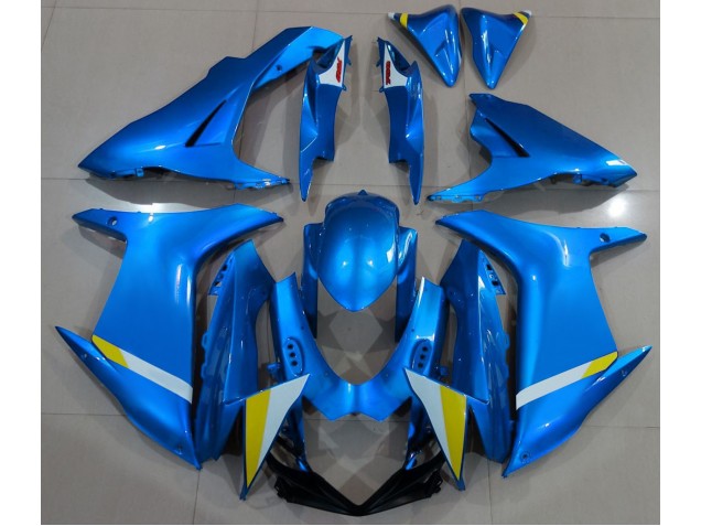 2011-2024 Bleu Clair Brillant GSXR 600-750 Carénage Moto 2011-2024 Bleu Clair Brillant GSXR 600-750 Carénage Moto