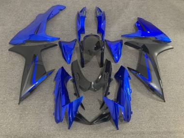2011-2024 Bleu Noir & Gris GSXR 600-750 Carénage Moto