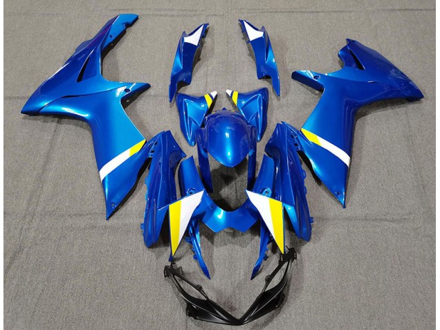 2011-2024 Bleu Personnalisé GSXR 600-750 Carénage Moto 2011-2024 Bleu Personnalisé GSXR 600-750 Carénage Moto