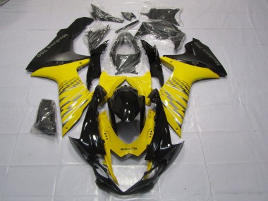 2011-2024 Jaune Noir Mat GSXR 600-750 Carénage Moto