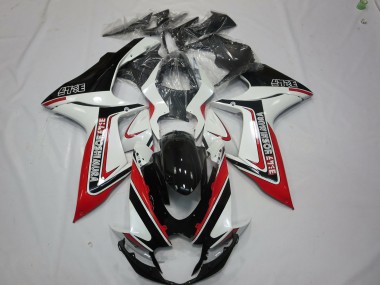 2011-2024 Rouge Blanc & Noir GSXR 600-750 Carénage Moto