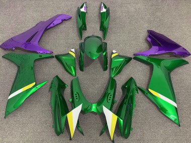 2011-2024 Vert Brillant & Violet GSXR 600-750 Carénage Moto