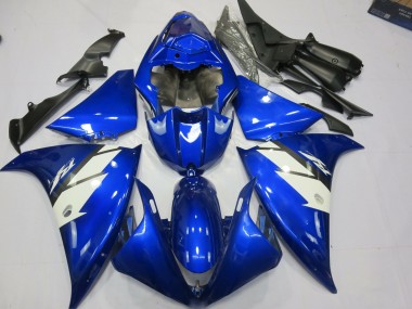 2012-2014 Bleu & Blanc R1 Carénage Moto
