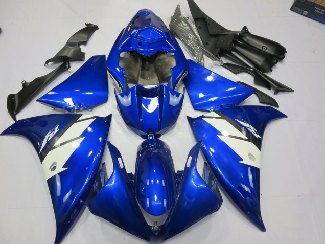 2012-2014 Bleu & Blanc R1 Carénage Moto 2012-2014 Bleu & Blanc R1 Carénage Moto