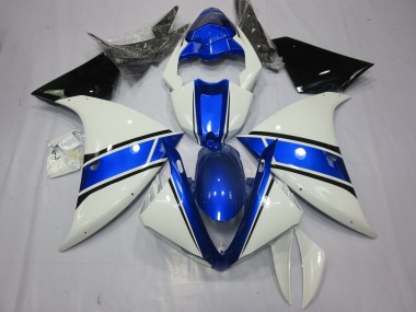 2012-2014 Conception Blanche & Bleue R1 Carénage Moto