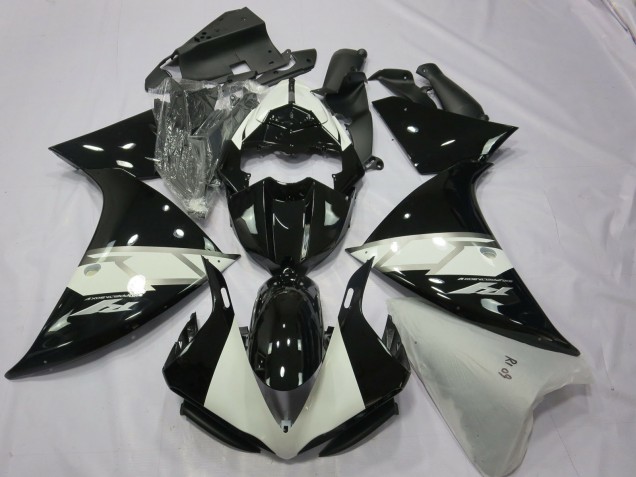 2012-2014 Noir Argent Blanc R1 Carénage Moto 2012-2014 Noir Argent Blanc R1 Carénage Moto