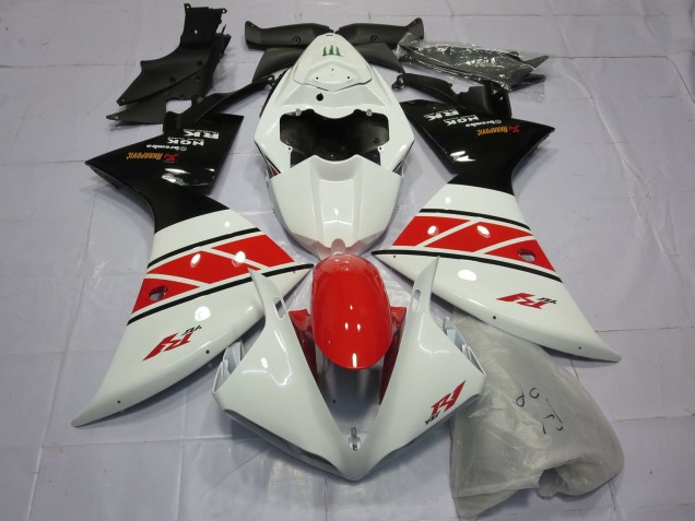 2012-2014 Rouge Blanc & Noir R1 Carénage Moto 2012-2014 Rouge Blanc & Noir R1 Carénage Moto
