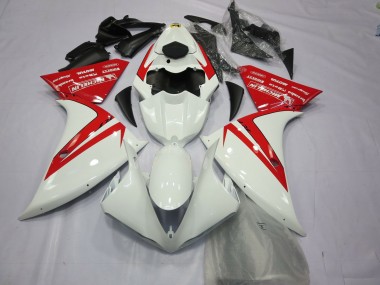 2012-2014 Rouge & Blanc R1 Carénage Moto