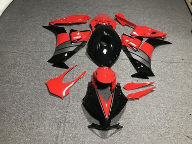 2012-2016 Noir Brillant Rouge / Gris CBR1000RR Carénage Moto