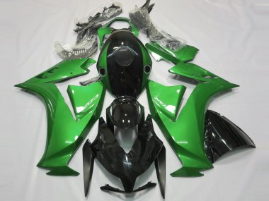 2012-2016 Noir Brillant & Vert CBR1000RR Carénage Moto