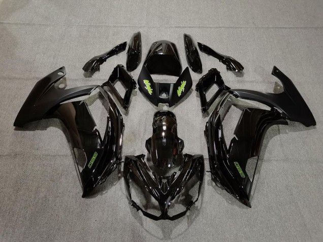 2012-2016 Noir & Vert Ninja 650R Carénage Moto 2012-2016 Noir & Vert Ninja 650R Carénage Moto