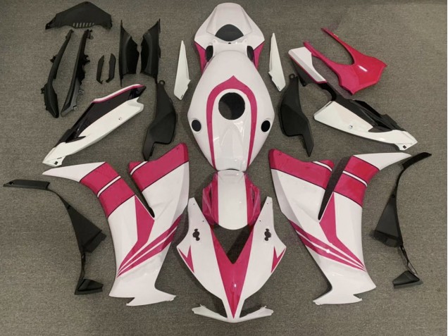 2012-2016 Rose Brillant & Blanc CBR1000RR Carénage Moto 2012-2016 Rose Brillant & Blanc CBR1000RR Carénage Moto