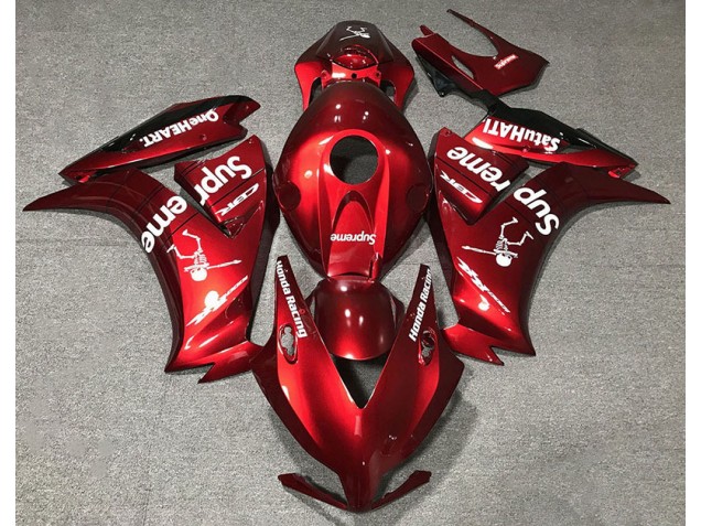 2012-2016 Rouge Foncé Personnalisé CBR1000RR Carénage Moto