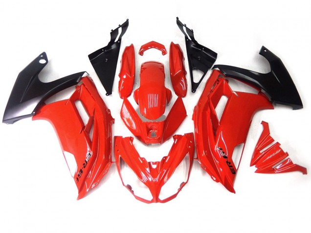 2012-2016 Rouge Noir Ninja 650R Carénage Moto 2012-2016 Rouge Noir Ninja 650R Carénage Moto