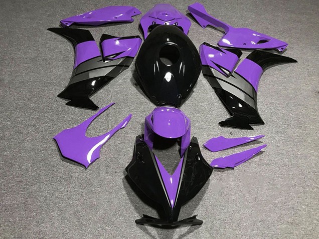 2012-2016 Violet Brillant Noir & Gris CBR1000RR Carénage Moto 2012-2016 Violet Brillant Noir & Gris CBR1000RR Carénage Moto