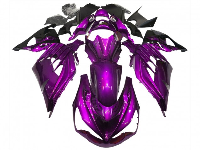 2012-2021 Ambiance Violet Brillant ZX14R Carénage Moto 2012-2021 Ambiance Violet Brillant ZX14R Carénage Moto