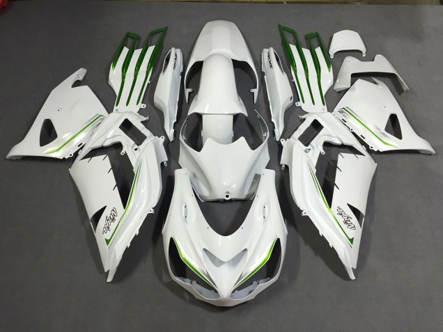 2012-2021 Blanc Perle Personnalisé ZX14R Carénage Moto 2012-2021 Blanc Perle Personnalisé ZX14R Carénage Moto