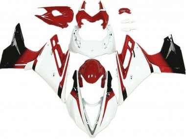 2013-2016 Blanc & Rouge Daytona 675 Carénage Moto