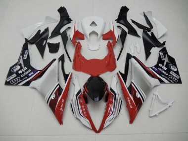 2013-2016 Style Rouge Blanc & Noir Daytona 675 Carénage Moto