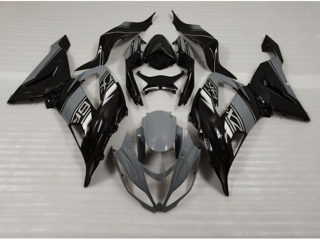 2013-2018 Nardo & Noir ZX6R Carénage Moto 2013-2018 Nardo & Noir ZX6R Carénage Moto