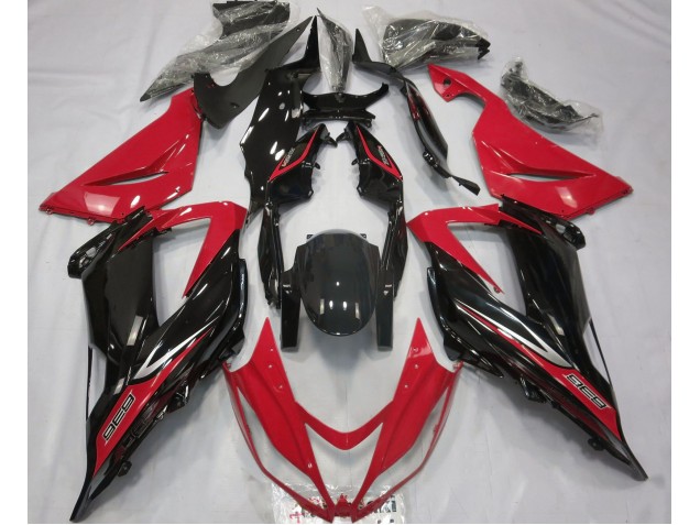 2013-2018 Noir & Rouge ZX6R Carénage Moto 2013-2018 Noir & Rouge ZX6R Carénage Moto