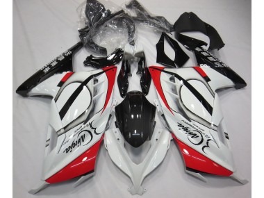 2013-2018 Rouge & Blanc Ninja 300 Carénage Moto