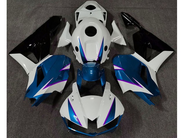2013-2023 Bleu Brillant Blanc & Violet CBR600RR Carénage Moto 2013-2023 Bleu Brillant Blanc & Violet CBR600RR Carénage Moto