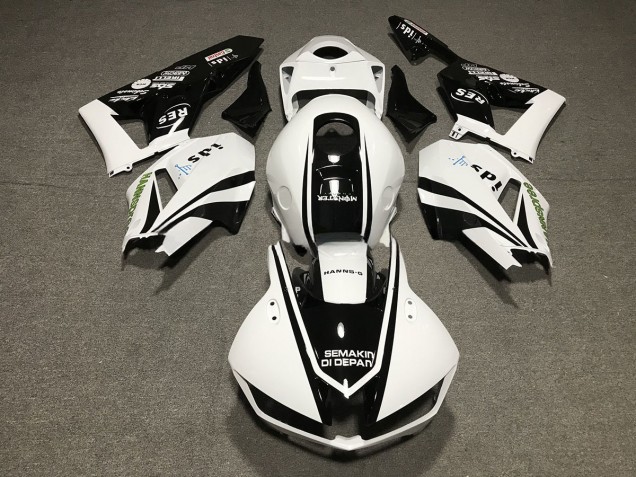 2013-2023 Conception Noir & Blanc CBR600RR Carénage Moto 2013-2023 Conception Noir & Blanc CBR600RR Carénage Moto
