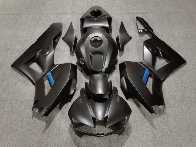 2013-2023 Noir Mat & Bleu Clair CBR600RR Carénage Moto 2013-2023 Noir Mat & Bleu Clair CBR600RR Carénage Moto