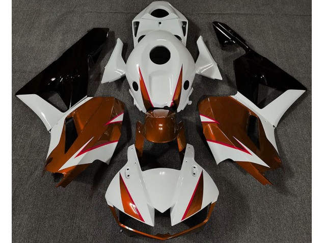 2013-2023 Orange Brillant Blanc & Rouge CBR600RR Carénage Moto 2013-2023 Orange Brillant Blanc & Rouge CBR600RR Carénage Moto