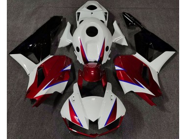 2013-2023 Rouge Brillant Blanc & Bleu CBR600RR Carénage Moto