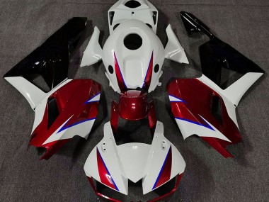 2013-2023 Rouge Brillant Blanc & Bleu CBR600RR Carénage Moto