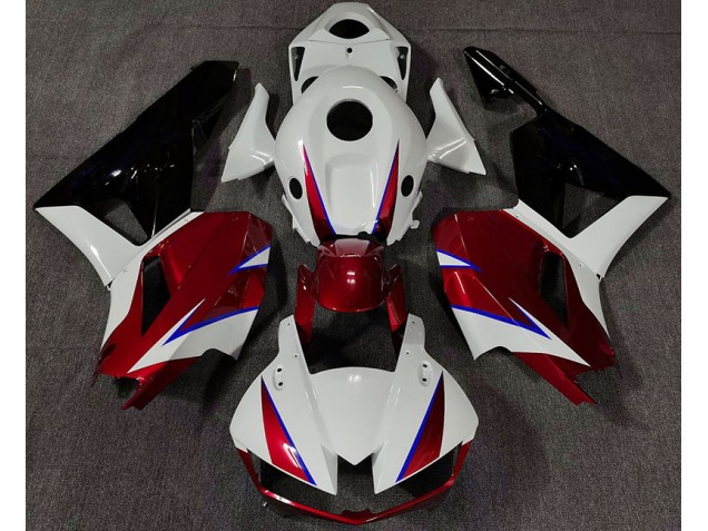 2013-2023 Rouge Brillant Blanc & Bleu CBR600RR Carénage Moto 2013-2023 Rouge Brillant Blanc & Bleu CBR600RR Carénage Moto