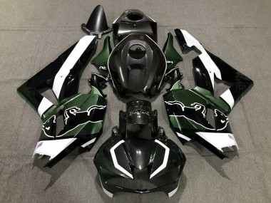 2013-2023 Vert Personnalisé Fibre De Carbone Taureau CBR600RR Carénage Moto
