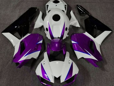 2013-2023 Violet Brillant Blanc & Bleu CBR600RR Carénage Moto