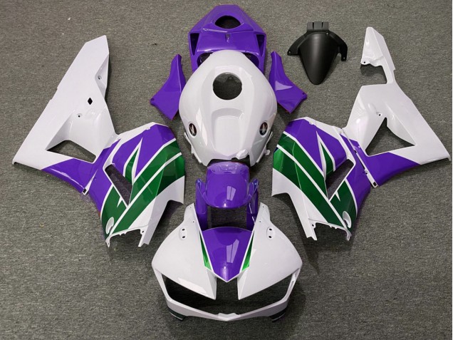 2013-2023 Violet & Vert Brillant CBR600RR Carénage Moto 2013-2023 Violet & Vert Brillant CBR600RR Carénage Moto