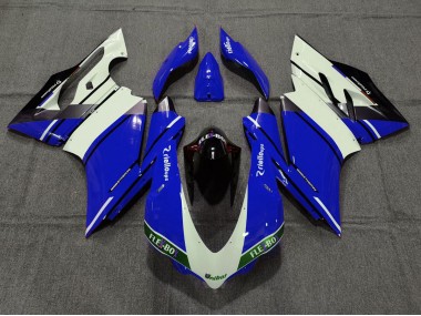 2015-2017 Style Bleu Foncé OEM Ducati 959 1299 Carénage Moto