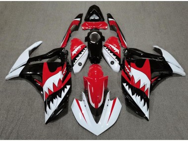 2015-2018 Requin Blanc & Rouge R3 Carénage Moto