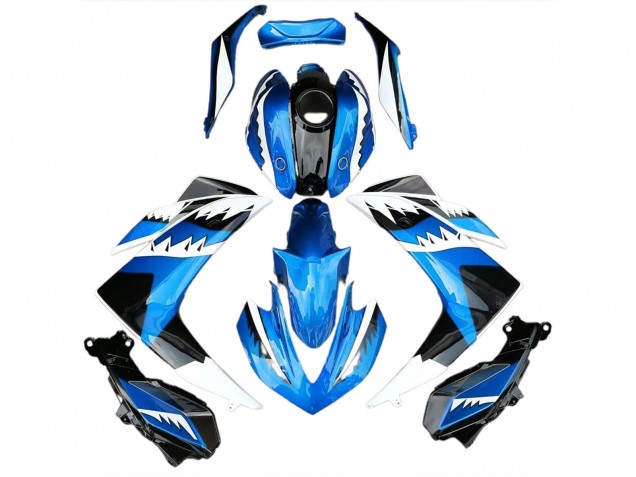 2015-2018 Requin Bleu Clair R3 Carénage Moto 2015-2018 Requin Bleu Clair R3 Carénage Moto