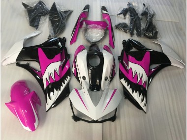 2015-2018 Requin Rose & Blanc R3 Carénage Moto