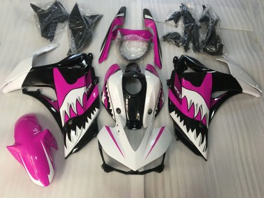 2015-2018 Requin Rose & Blanc R3 Carénage Moto