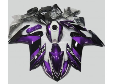 2015-2018 Violet & Noir Brillant R3 Carénage Moto